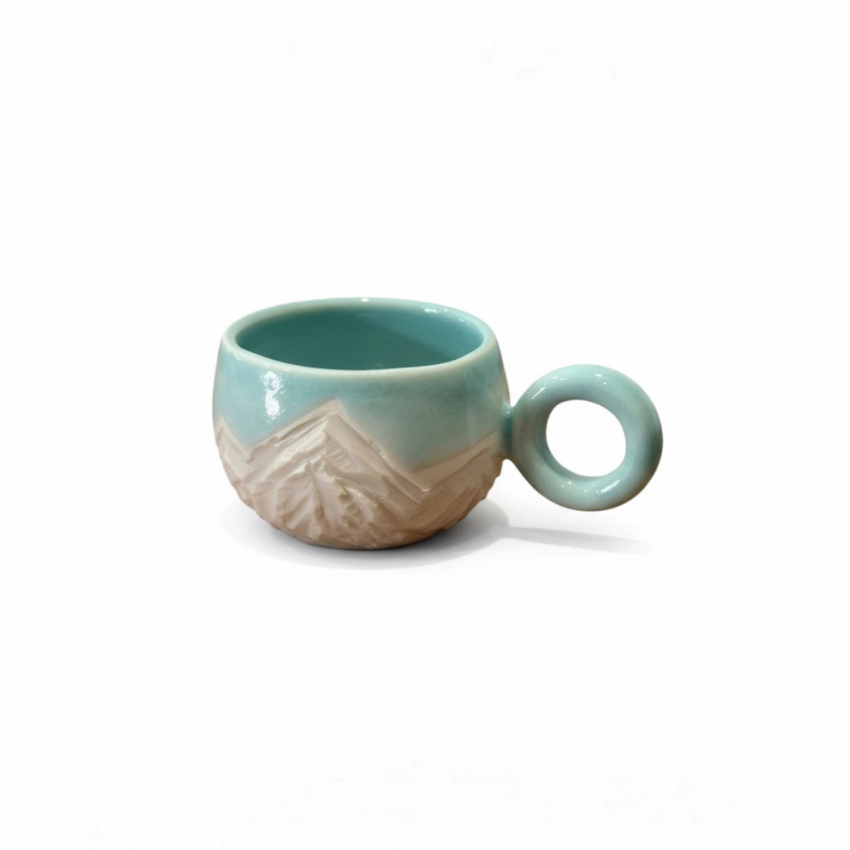 Tasse Espresso Pyrénées turquoise
