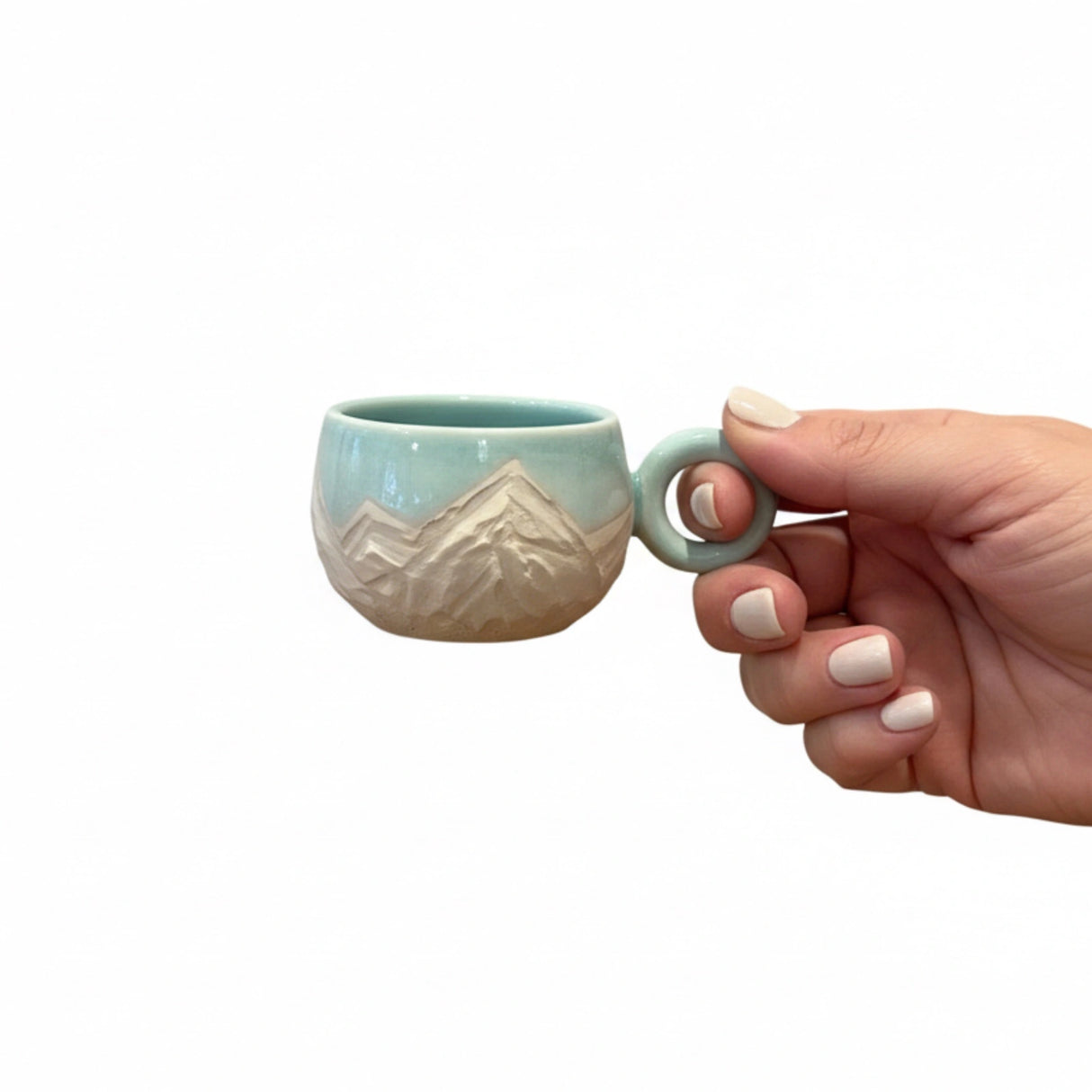 Tasse Espresso Pyrénées turquoise