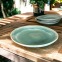 Dinnerware set - Stoneware - 8 pieces for 4 people - Handcrafted • Lagoon