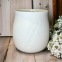 Vase collier en porcelaine blanc - Fait main • Poèterie