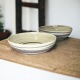 Gift box - Trio of dipping bowls and plate - Stoneware - Craft • Lagoon