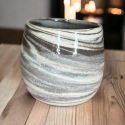 Tasse à Café en Terres Mèlées  - Grès Gris et Crème - Artisanat • Diversité