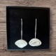 CLAIRE • Boucles d'oreilles - Porcelaine blanche