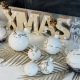 • La Boule Xmas Petit Renne S • Porcelaine et Platine  •