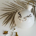 • La Boule Xmas Renne L • Porcelaine, Or et Platine  •