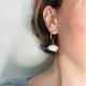 Jade • Boucles d'oreilles - Porcelaine et Or