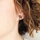 ALLY • Boucles d'oreilles  - Porcelaine