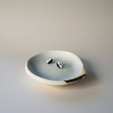 Ti Coeur – Puces d'oreilles • Porcelaine noire et blanche