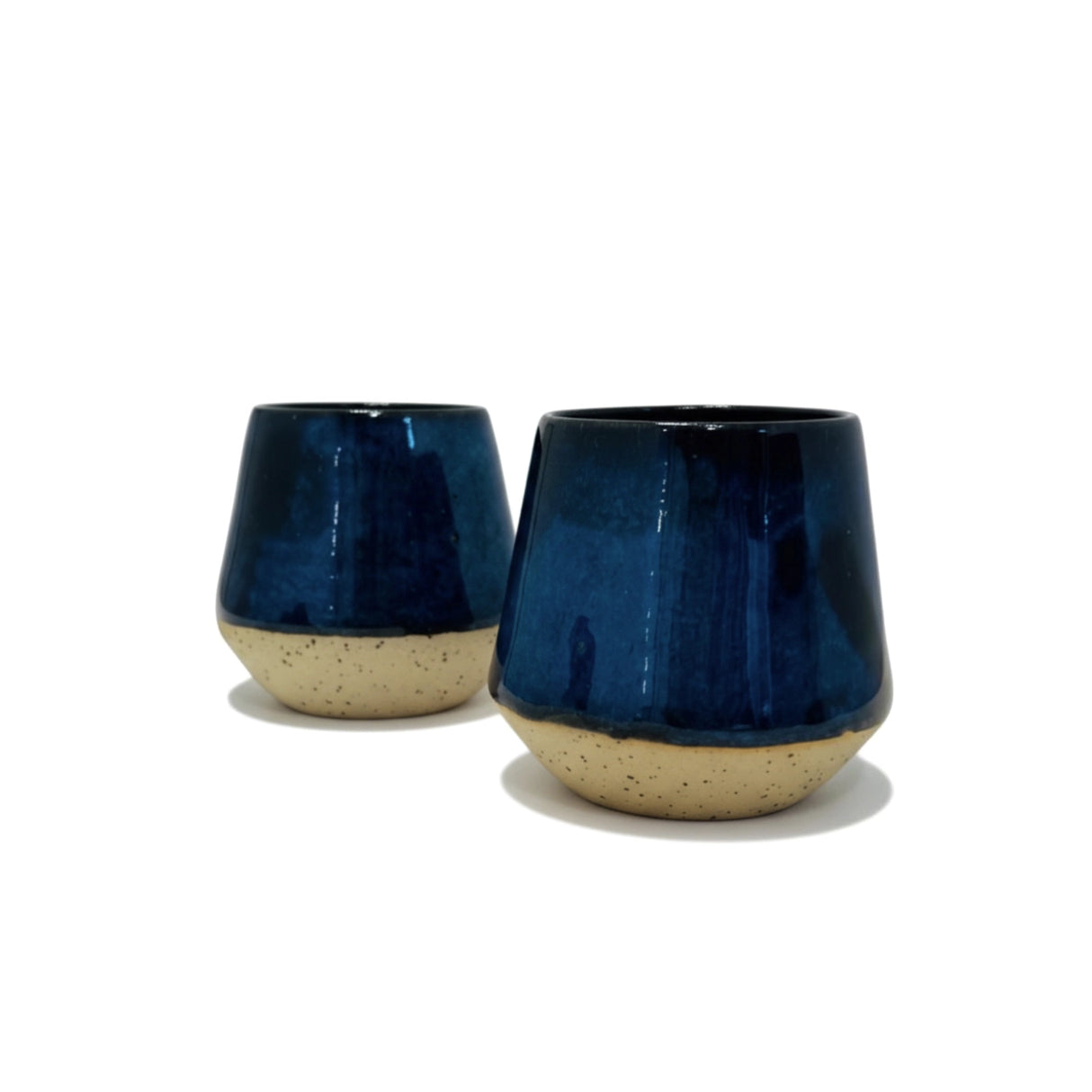 Coffret duo de tasses bleues Céleste