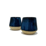 Coffret duo de tasses bleues Céleste
