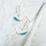 Océane – Crochets d'oreilles • Porcelaine