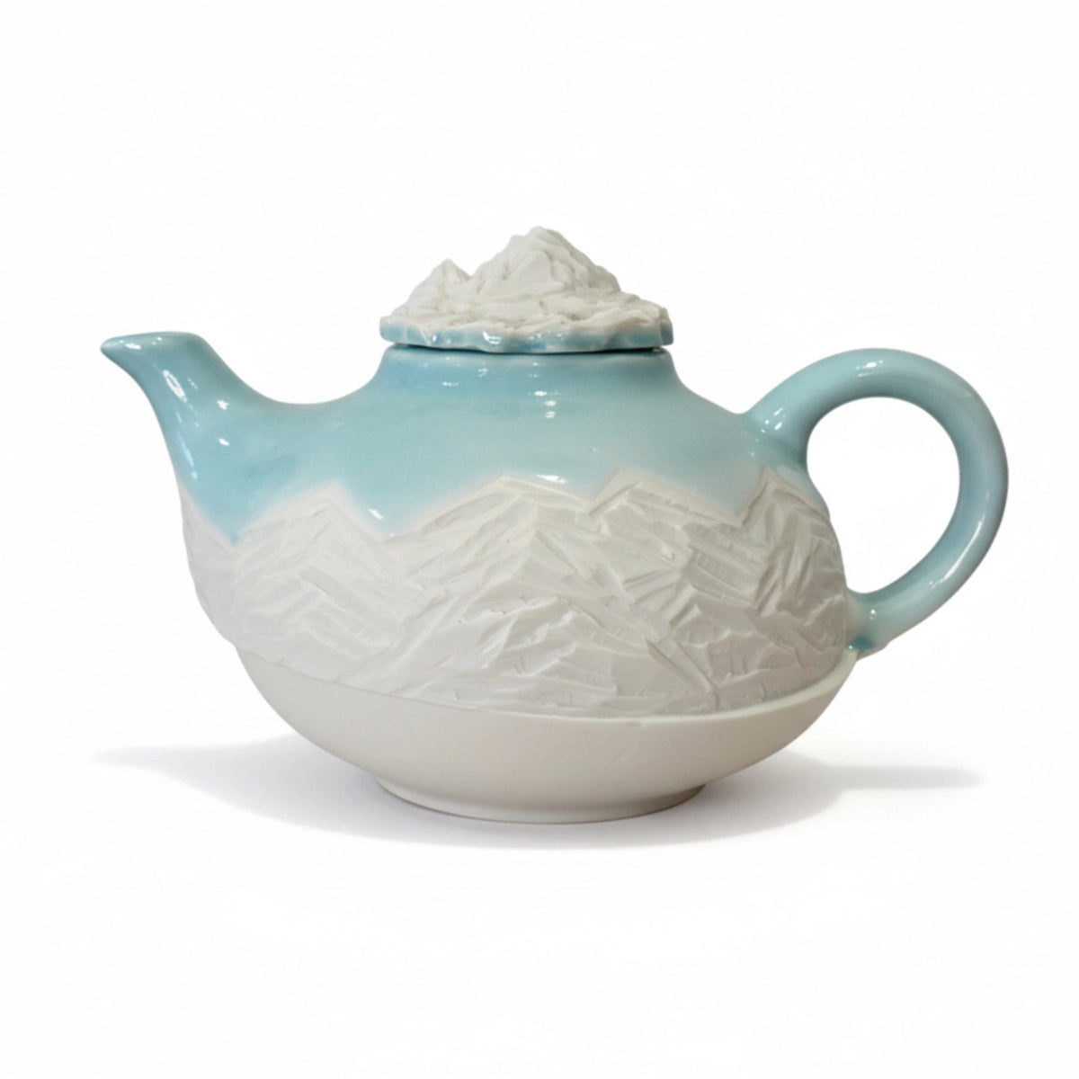 Service à thé Pyrénées – théière, tasse et plat de service