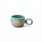 Tasse Espresso Pyrénées turquoise